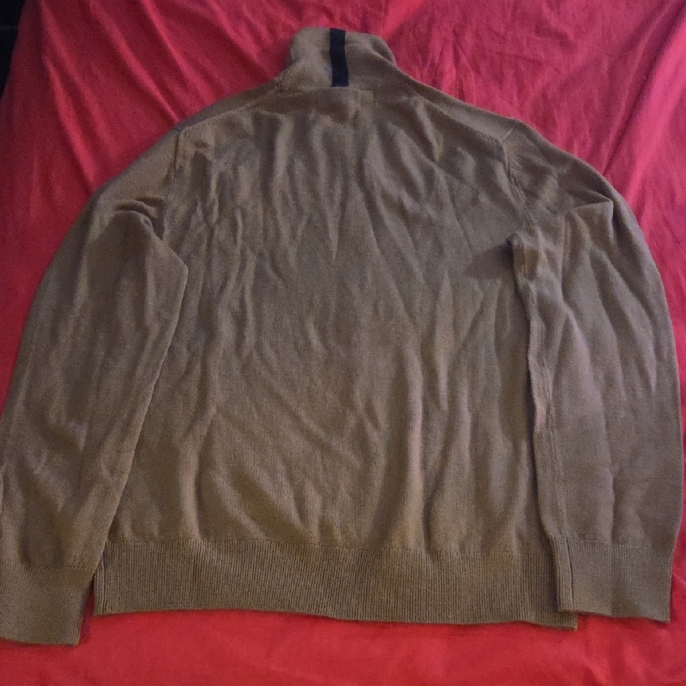 Club Monaco Men's Tan Turtleneck Sweater
